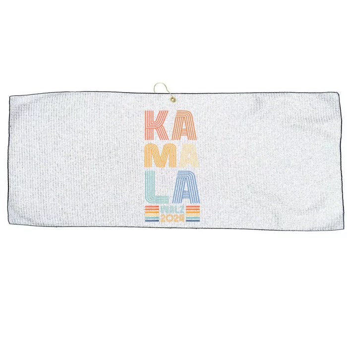 Kamala Harris 2024 For President Election Harris Walz Waltz Large Microfiber Waffle Golf Towel