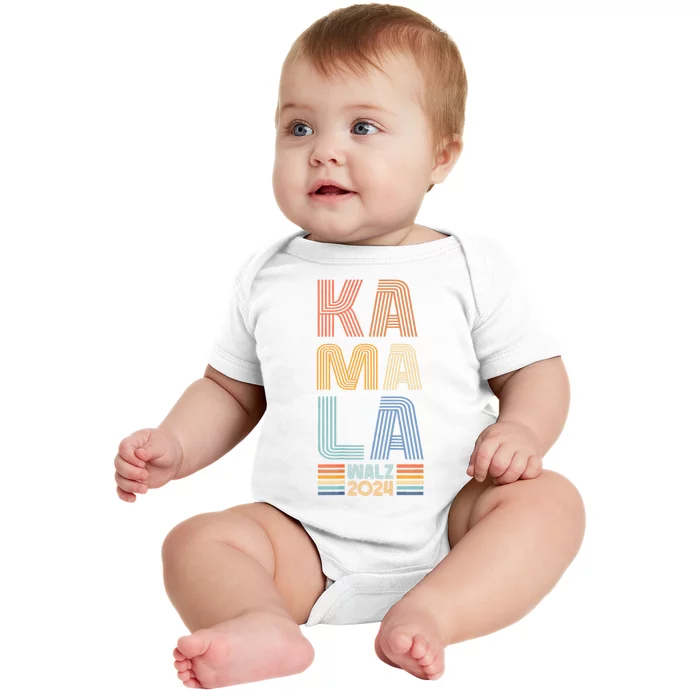 Kamala Harris 2024 For President Election Harris Walz Waltz Baby Bodysuit