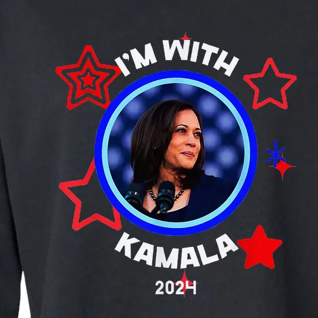 Kamala Harris 2024 Kamala For President Cropped Pullover Crew