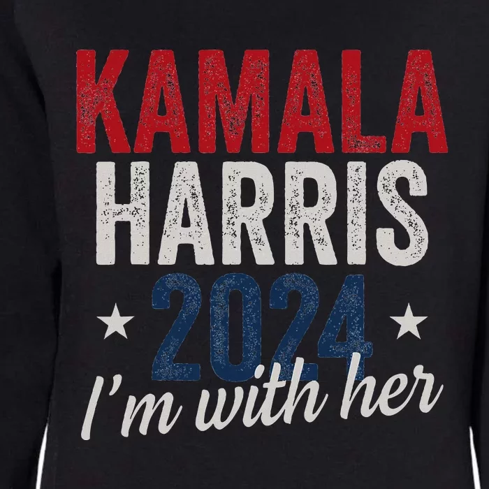 Kamala Harris 2024 Support IM With Her Kamala Harris 2024 Womens California Wash Sweatshirt