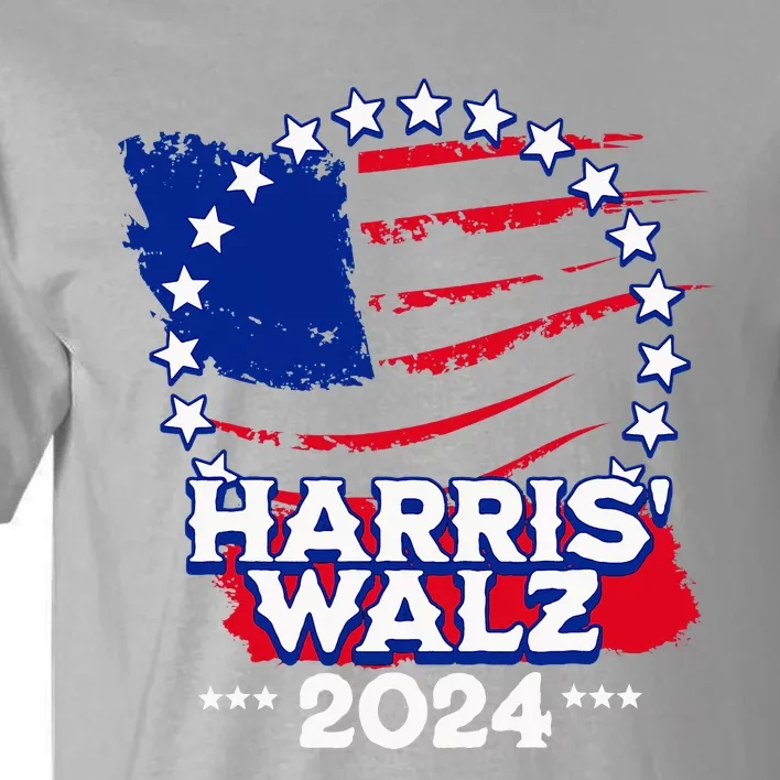 Kamala Harris 2024 Tim Walz 2024 Harris Walz Campaign Rally Tall T-Shirt