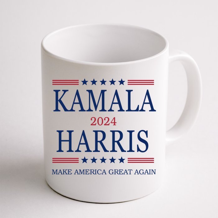 Kamala Harris 2024 Make America Great Again Graphic Front & Back Coffee Mug