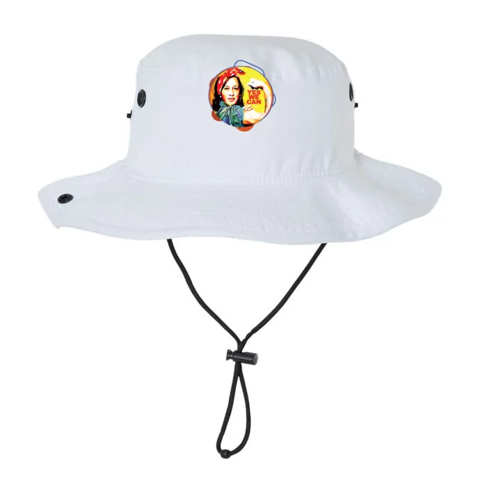 Kamala Harris 2024 Yes We Can Patriotic American Legacy Cool Fit Booney Bucket Hat