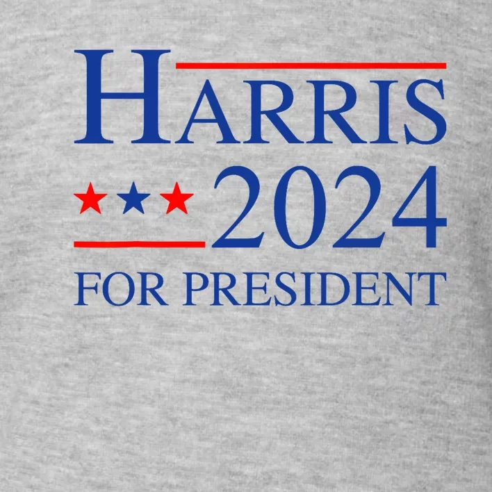 Kamala Harris 2024 For President Election Campaign Toddler Sweatshirt