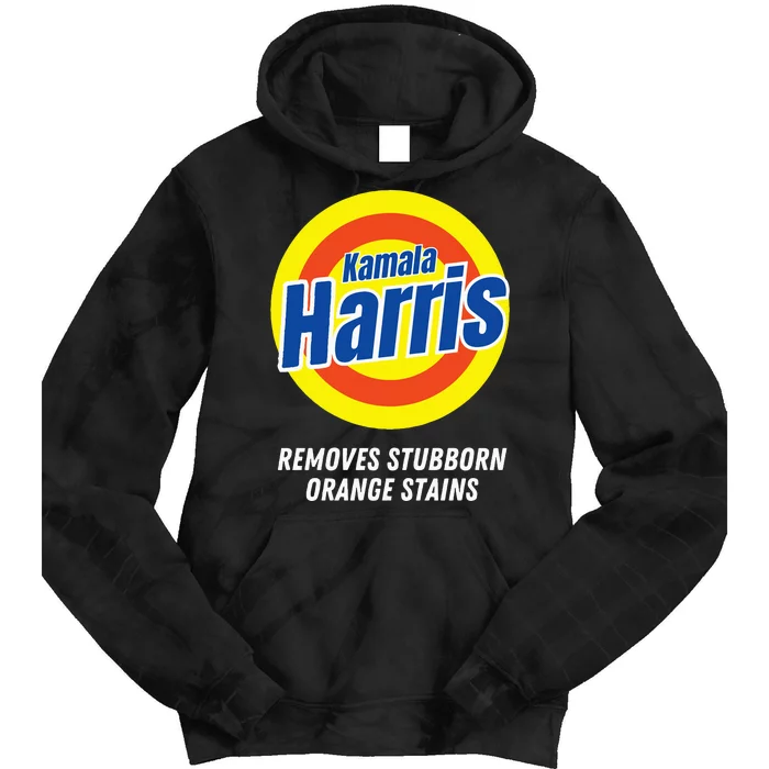 Kamala Harris 2024 Removes Stubborn Orange Stains Humorous Tie Dye Hoodie