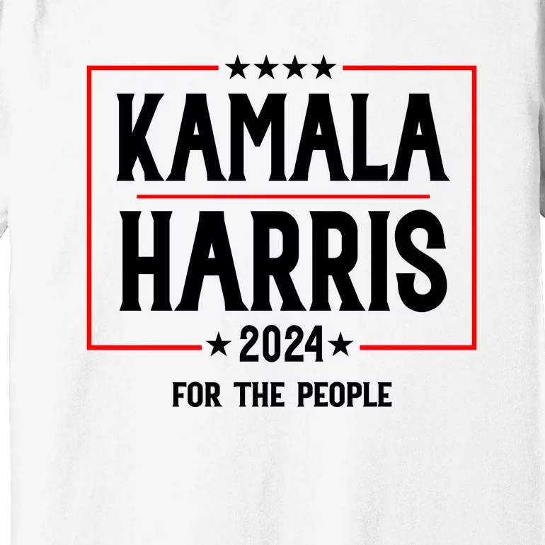 Kamala Harris 2024 For The People Graphic Premium T-Shirt