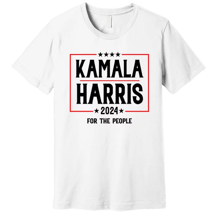 Kamala Harris 2024 For The People Graphic Premium T-Shirt