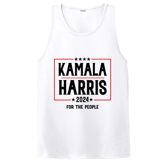 Kamala Harris 2024 For The People Graphic Performance Tank