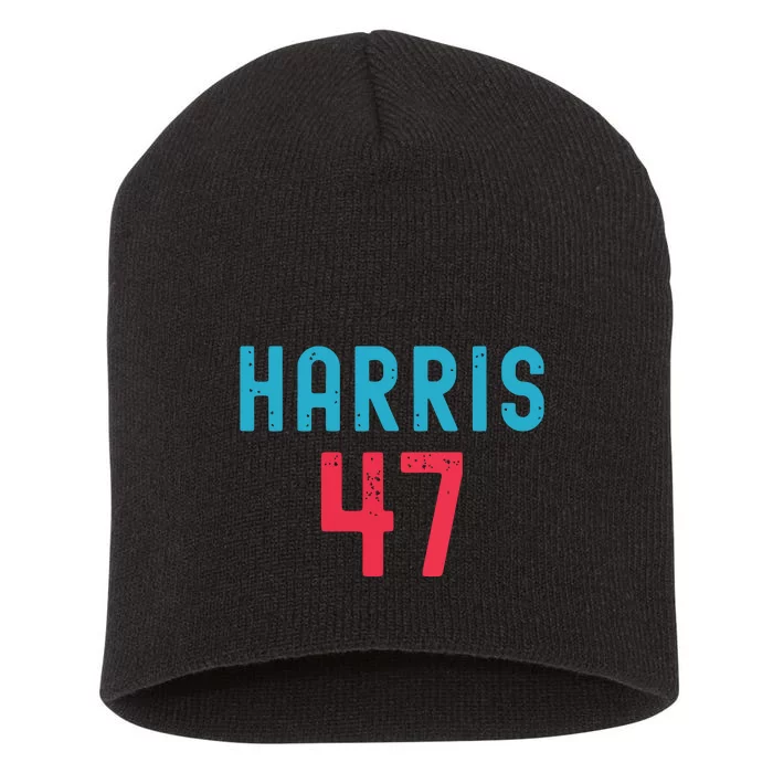 Kamala Harris 2024 Kamala For President Short Acrylic Beanie