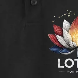 Kamala Harris 2024 Lotus For Potus President Election Dry Zone Grid Performance Polo