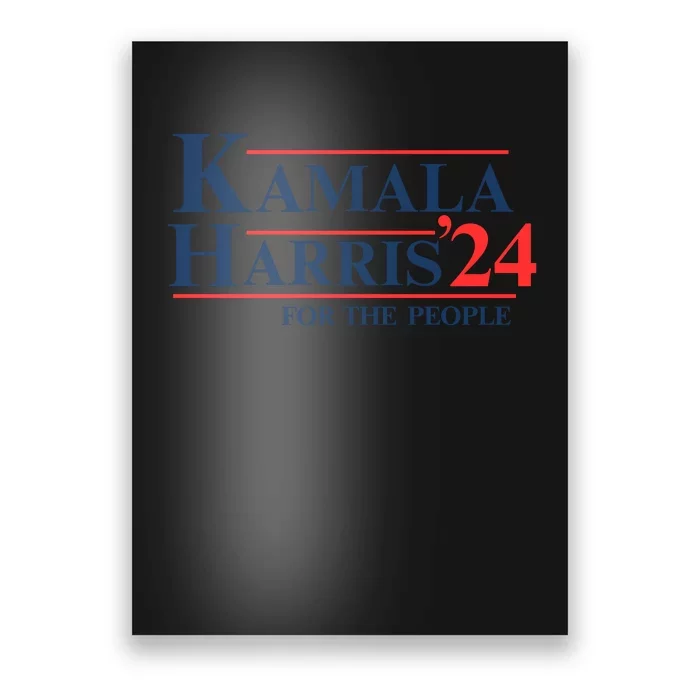 Kamala Harris 2024 For The People Support Graphic Poster