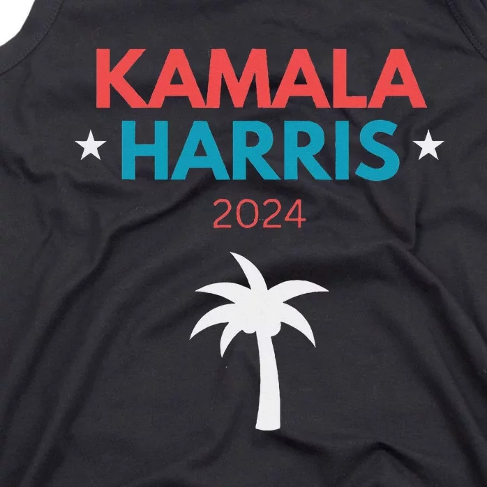 Kamala Harris 2024 Us Election Coconut Funny Meme Design Tank Top