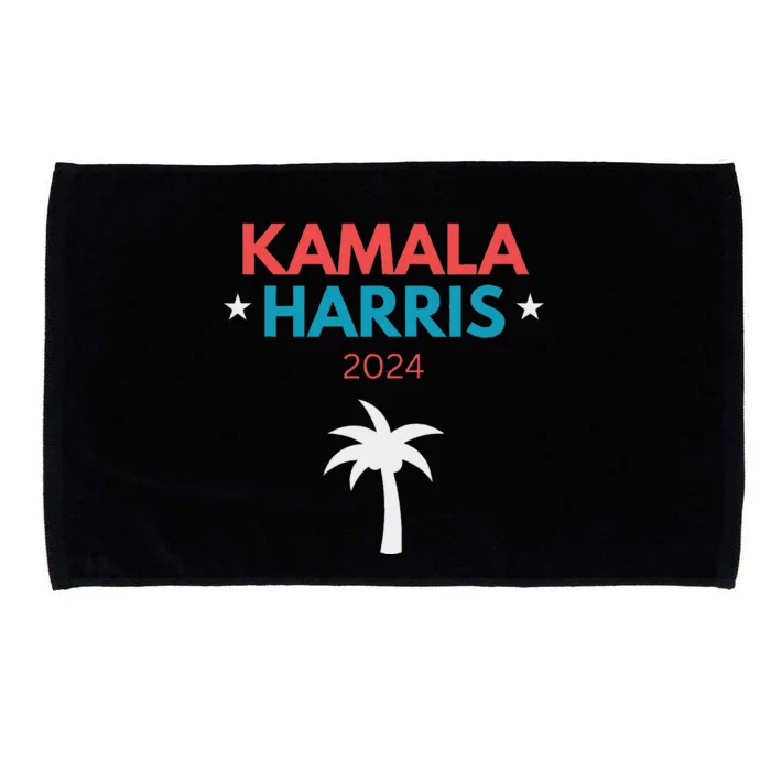 Kamala Harris 2024 Us Election Coconut Funny Meme Design Microfiber Hand Towel