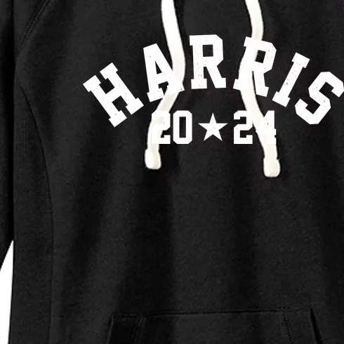 Kamala Harris 2024 Sporty Style Logo Women's Fleece Hoodie