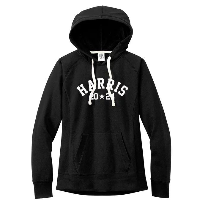 Kamala Harris 2024 Sporty Style Logo Women's Fleece Hoodie