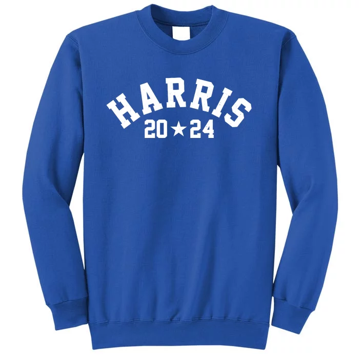 Kamala Harris 2024 Sporty Style Logo Tall Sweatshirt