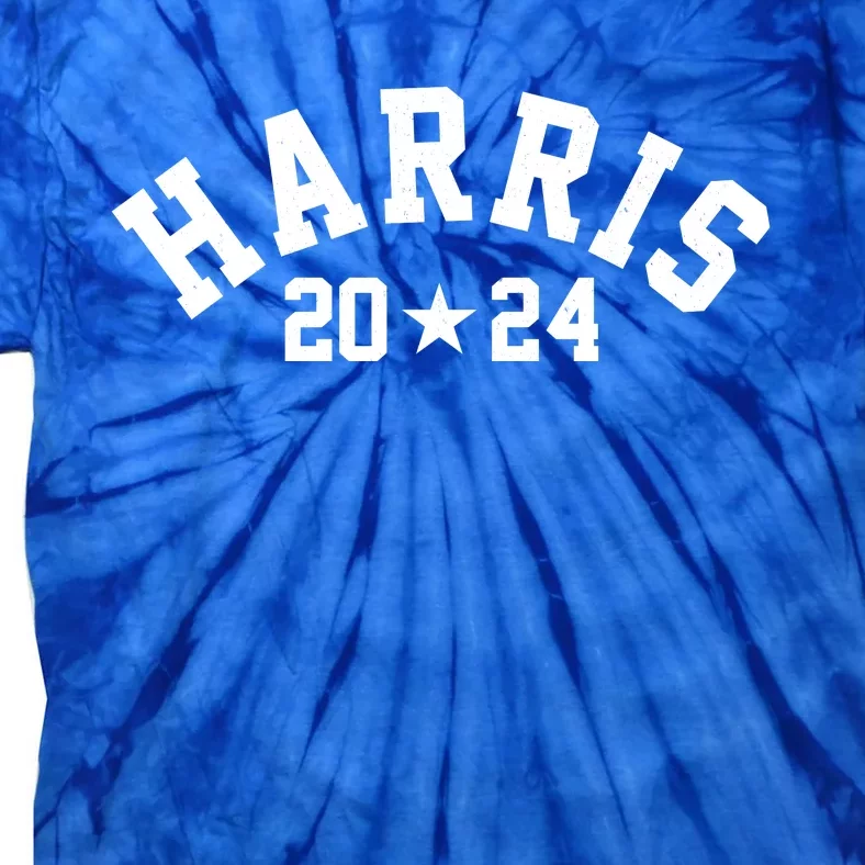 Kamala Harris 2024 Sporty Style Logo Tie-Dye T-Shirt