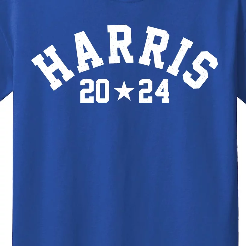 Kamala Harris 2024 Sporty Style Logo Kids T-Shirt