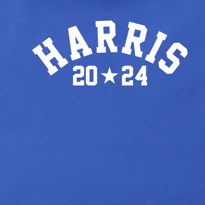 Kamala Harris 2024 Sporty Style Logo Zip Tote Bag