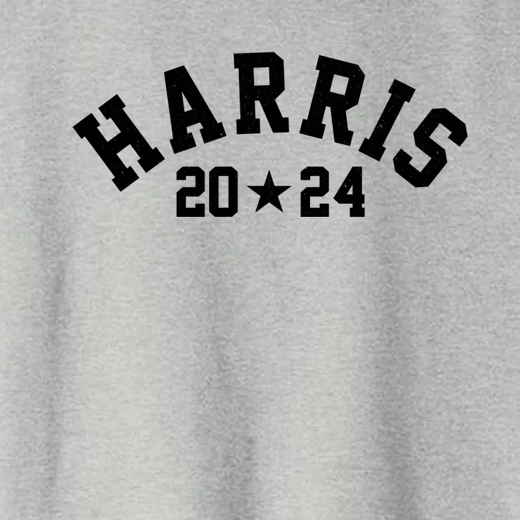 Kamala Harris 2024 Sporty Style Logo Women's Crop Top Tee