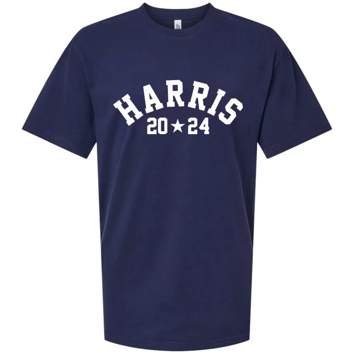 Kamala Harris 2024 Sporty Style Logo Sueded Cloud Jersey T-Shirt