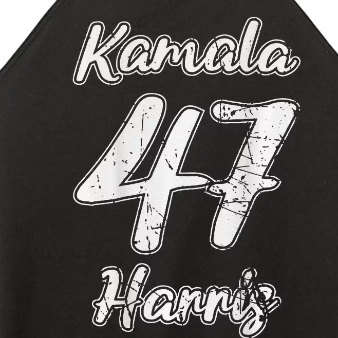 Kamala Harris 2024 Distressed President Election Women’s Perfect Tri Rocker Tank