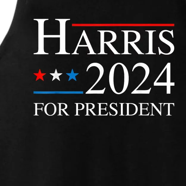 Kamala Harris 2024 For President Election Campaign Ladies Tri-Blend Wicking Tank