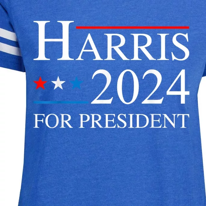 Kamala Harris 2024 For President Election Campaign Enza Ladies Jersey Football T-Shirt