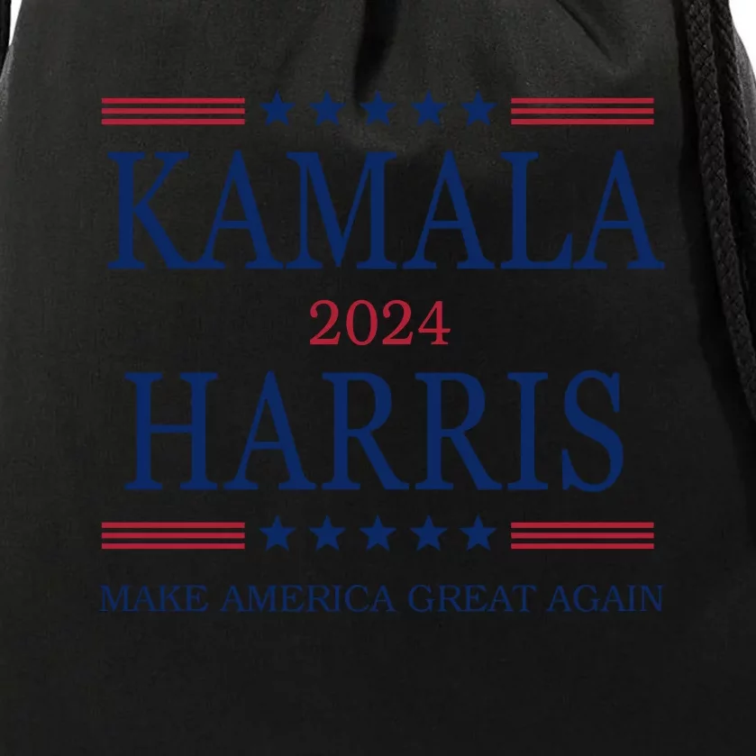 Kamala Harris 2024 Make America Great Again Drawstring Bag