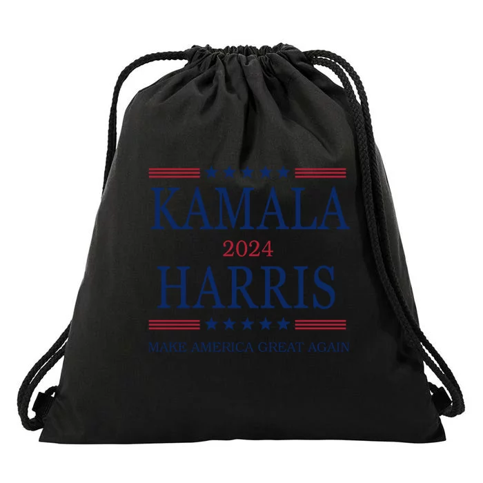 Kamala Harris 2024 Make America Great Again Drawstring Bag