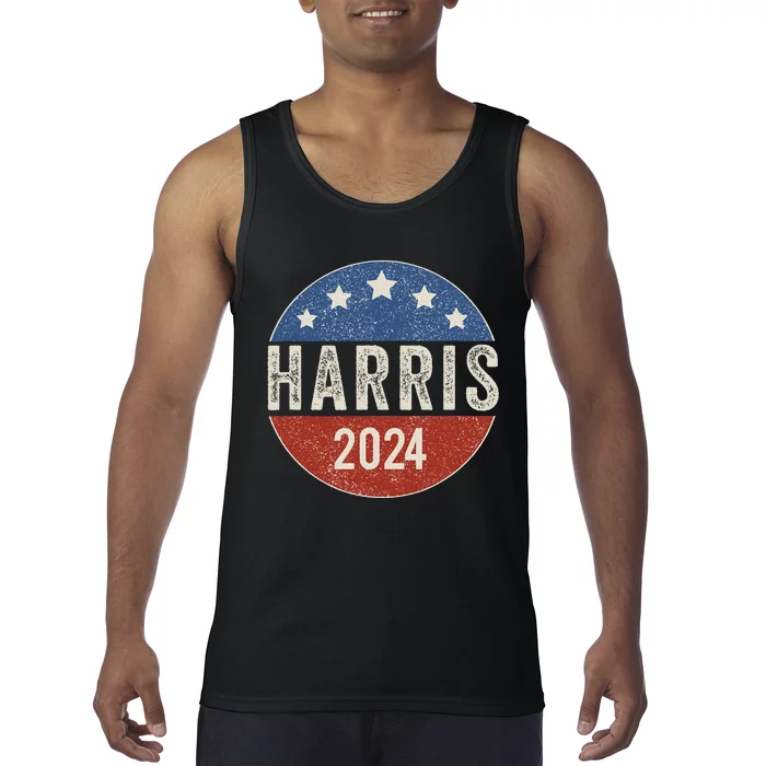 Kamala Harris 2024 For President Campaign Us Flag Tank Top