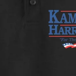 Kamala Harris 2024 For The People Slogan Graphic Dry Zone Grid Performance Polo