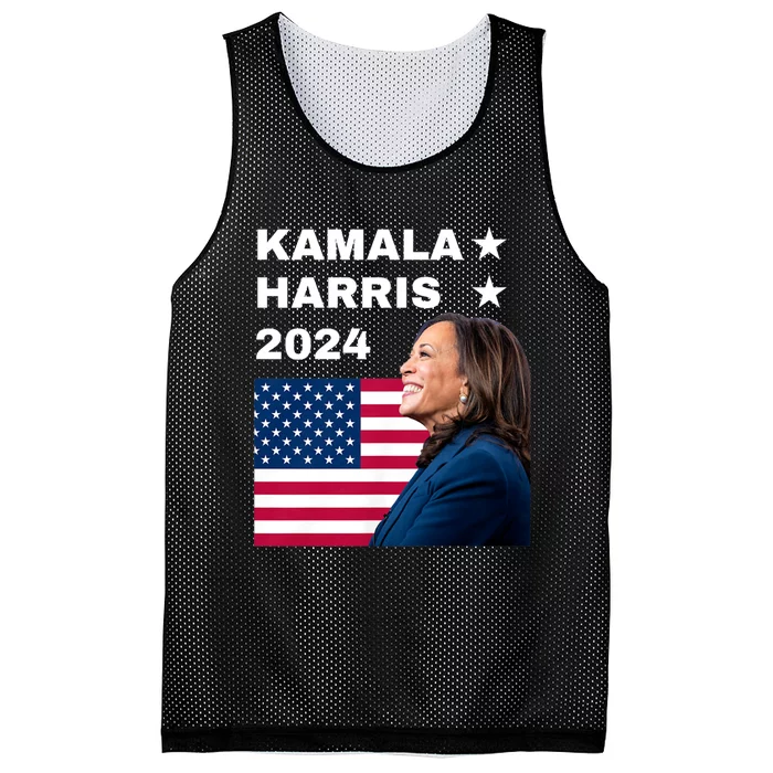 Kamala Harris 2024 Kamala For President Mesh Reversible Basketball Jersey Tank