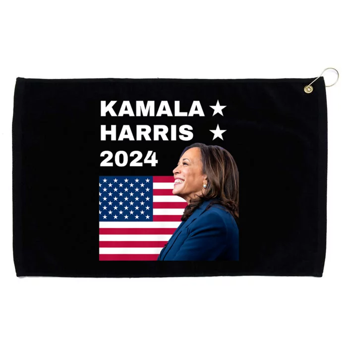 Kamala Harris 2024 Kamala For President Grommeted Golf Towel