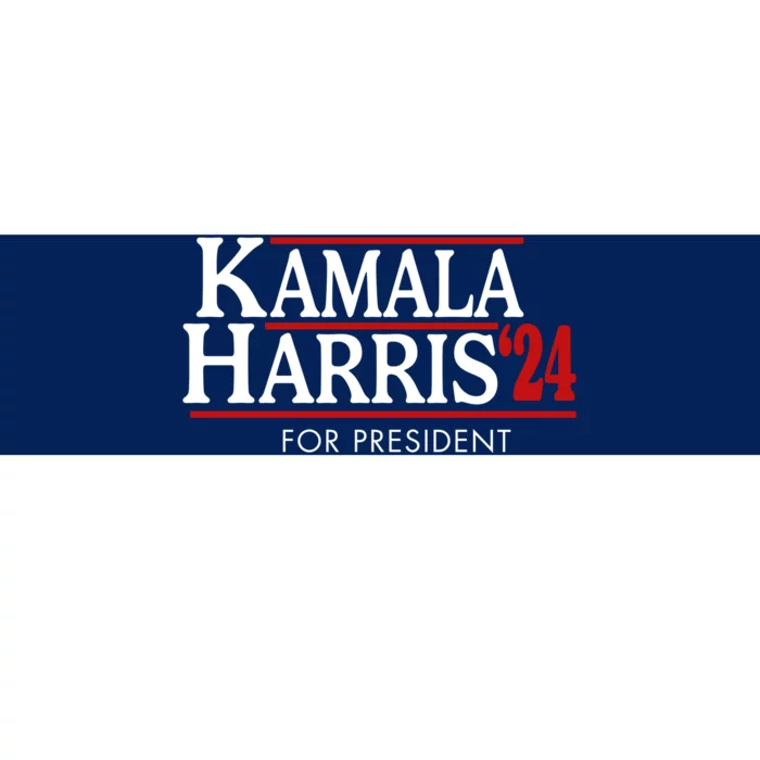 Kamala Harris 2024 For President Election Political Bumper Sticker