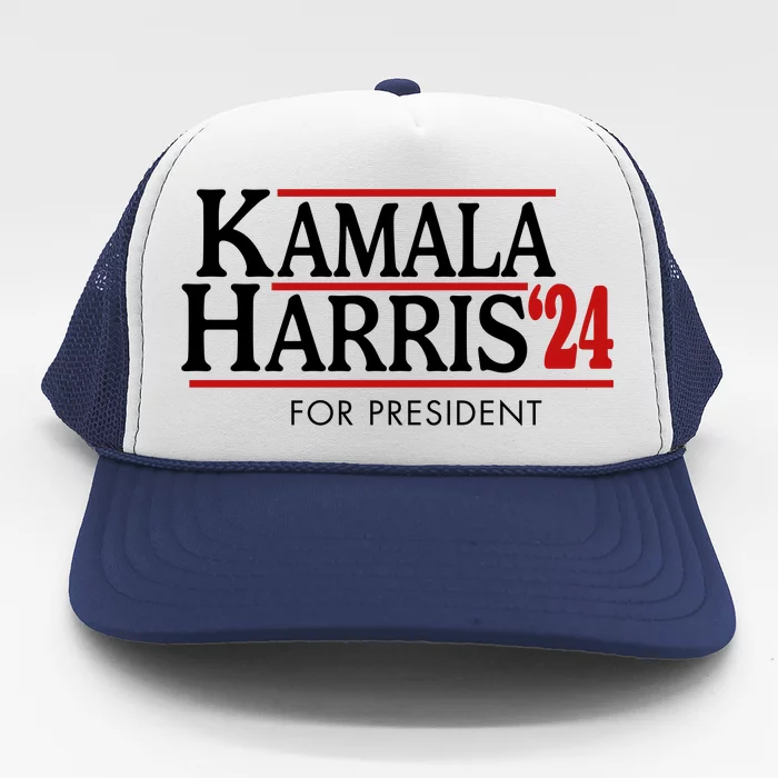 Kamala Harris 2024 For President Election Political Trucker Hat