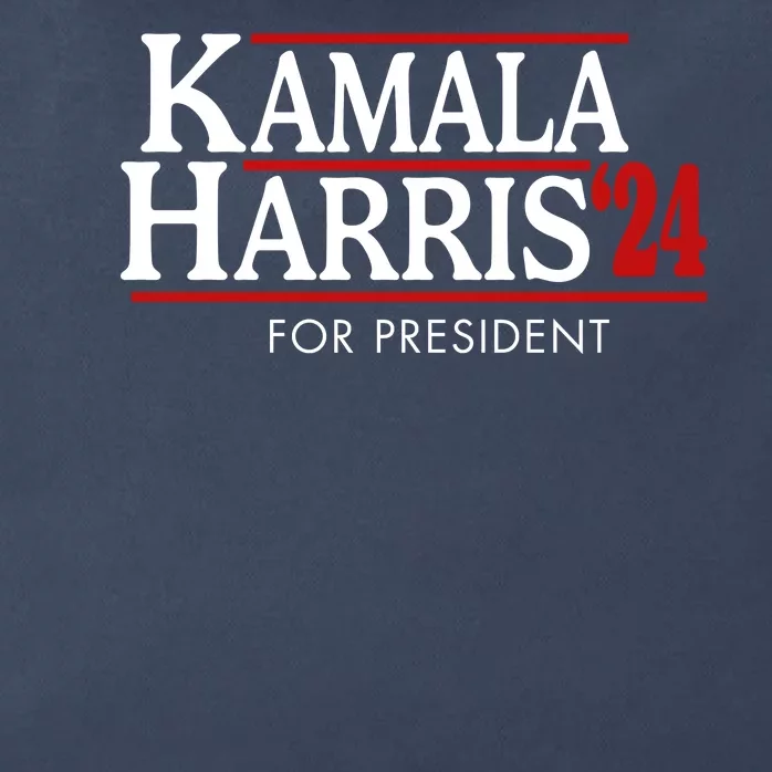 Kamala Harris 2024 For President Election Political Zip Tote Bag