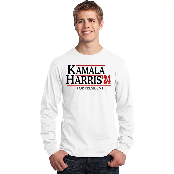 Kamala Harris 2024 For President Election Political Long Sleeve Shirt