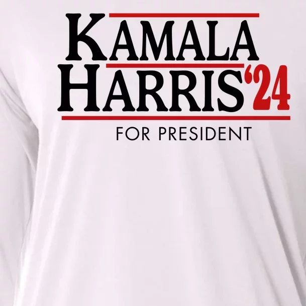 Kamala Harris 2024 For President Election Political Cooling Performance Long Sleeve Crew