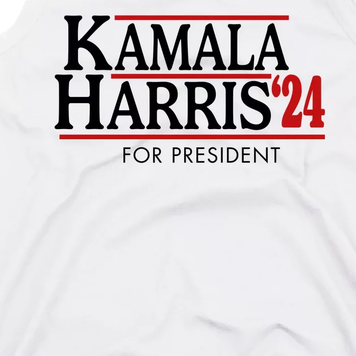 Kamala Harris 2024 For President Election Political Tank Top