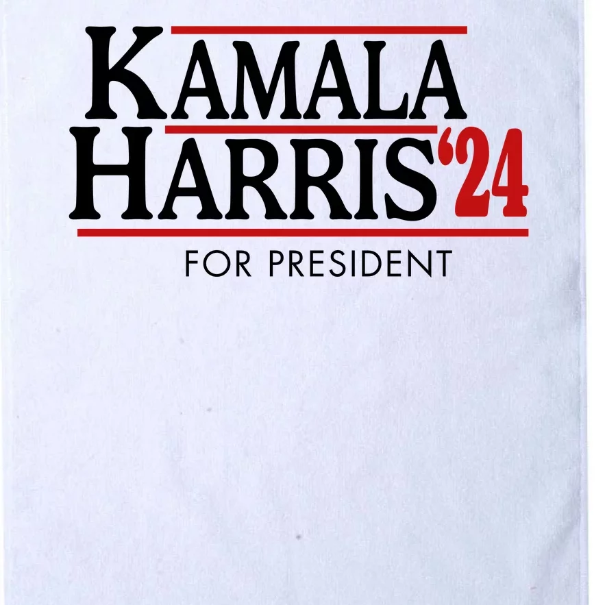 Kamala Harris 2024 For President Election Political Platinum Collection Golf Towel