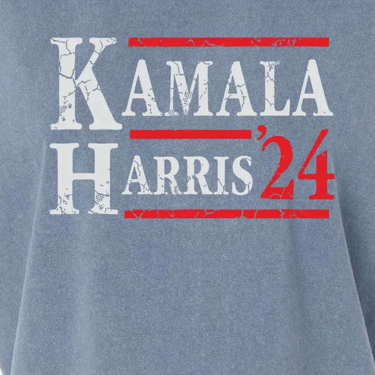 Kamala Harris 2024 Election President Democrat Garment-Dyed Women's Muscle Tee