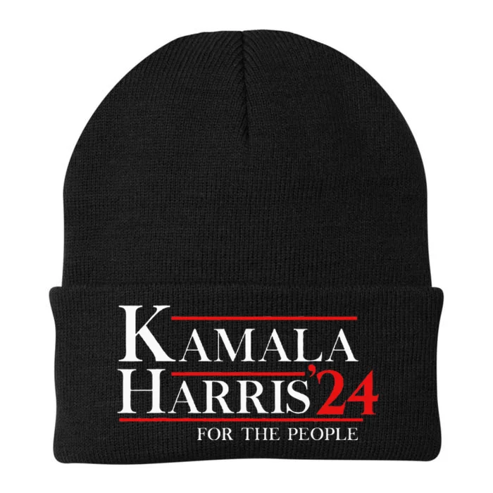 Kamala Harris 24 For The People Knit Cap Winter Beanie