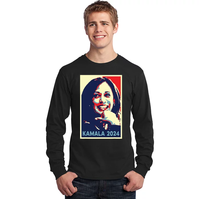 Kamala Harris 2024 For President Campaign Long Sleeve Shirt