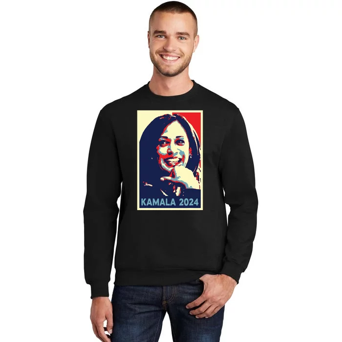 Kamala Harris 2024 For President Campaign Tall Sweatshirt