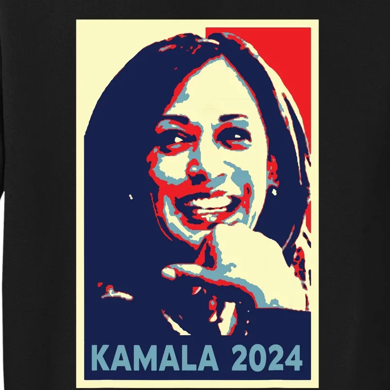 Kamala Harris 2024 For President Campaign Tall Sweatshirt