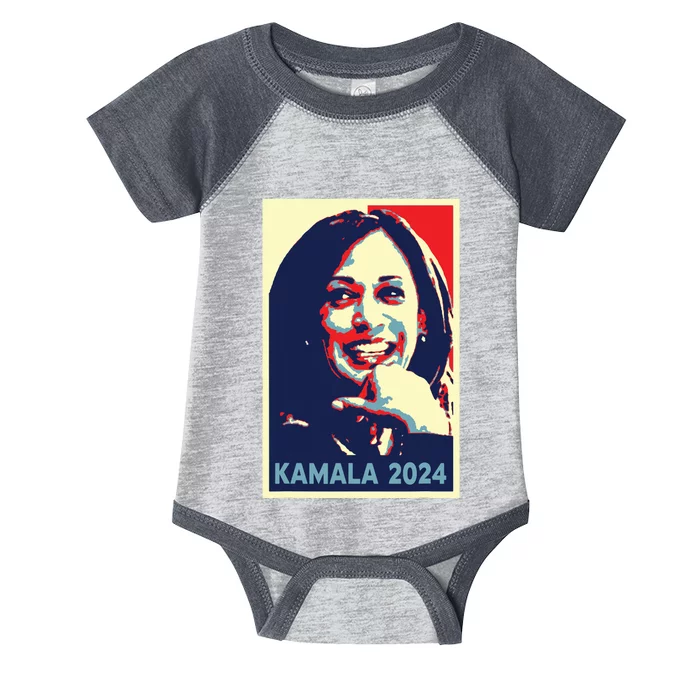 Kamala Harris 2024 For President Campaign Infant Baby Jersey Bodysuit