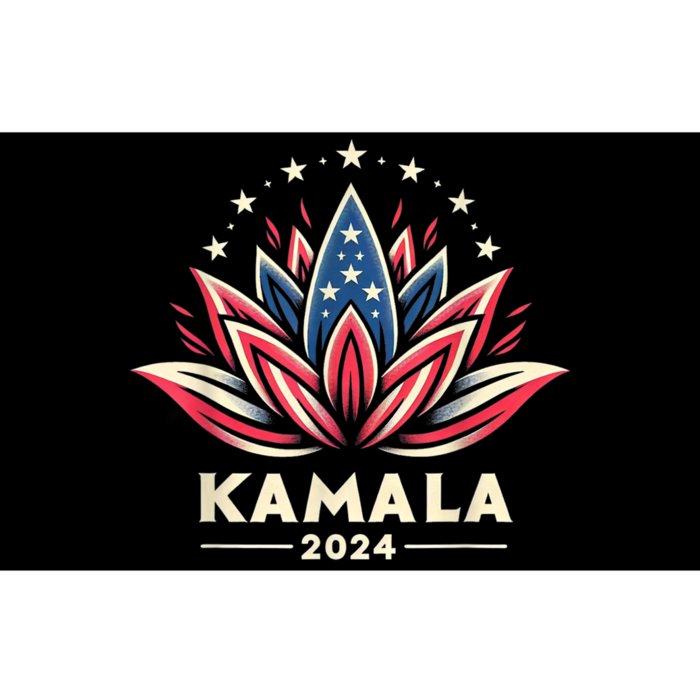 Kamala Harris 2024 Presidential Campaign American Lotus Bumper Sticker