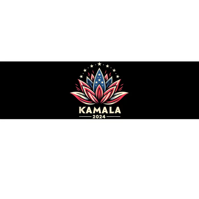 Kamala Harris 2024 Presidential Campaign American Lotus Bumper Sticker