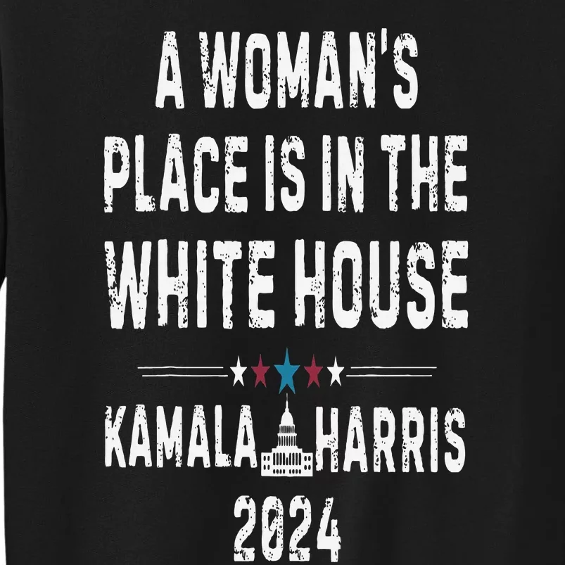 Kamala Harris 2024 President Save Democracy Tall Sweatshirt